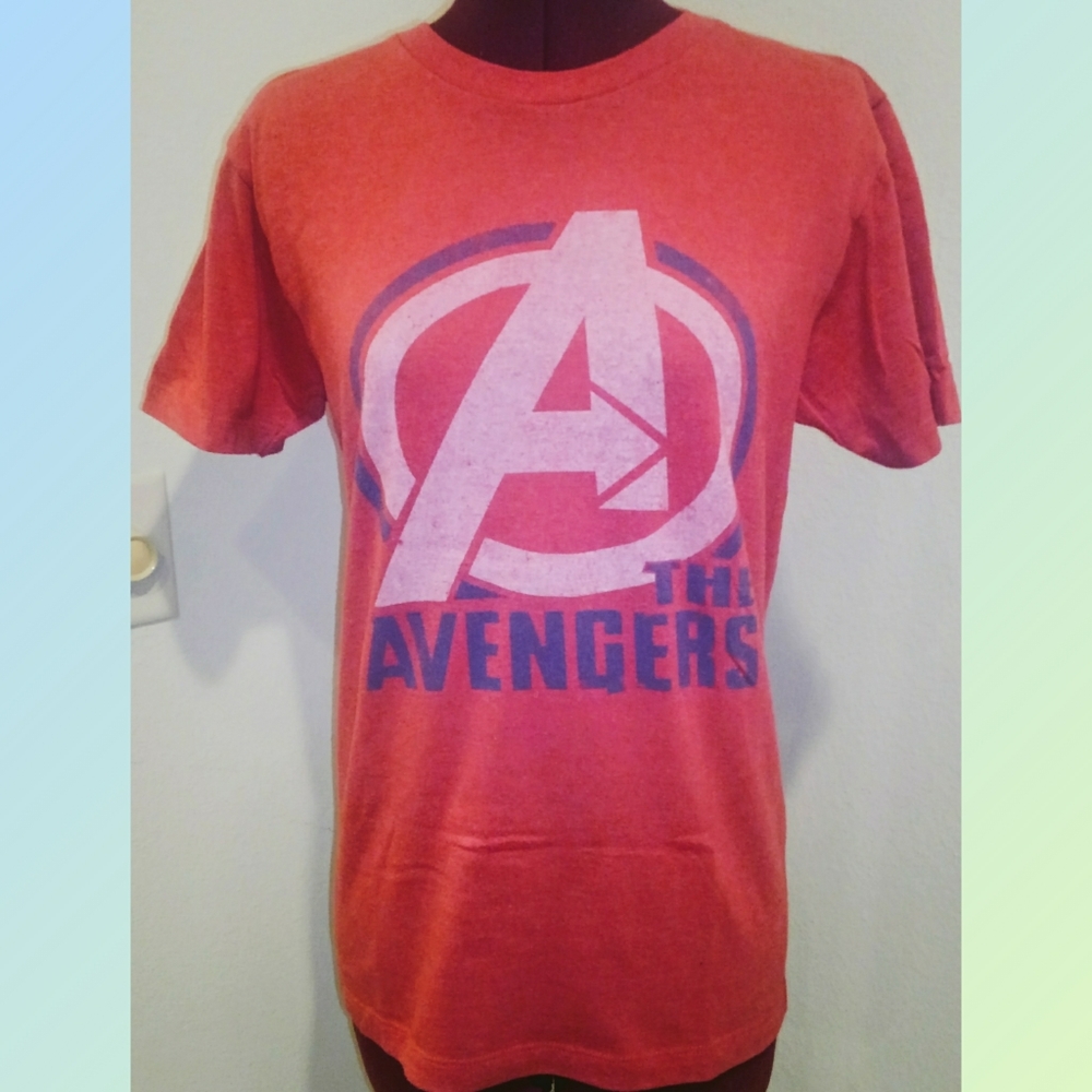 The Avengers classic logo faded unisex tee